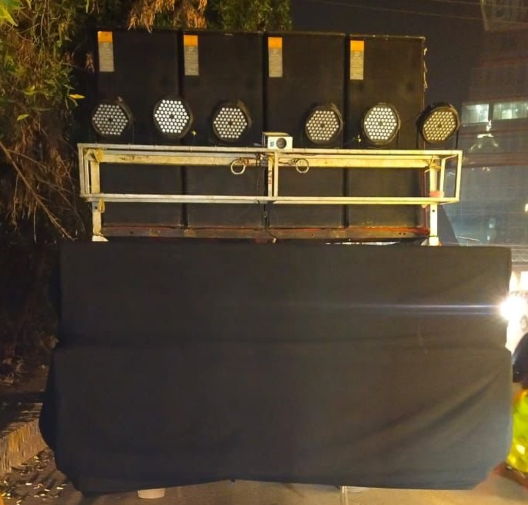 यातायात को बाधित कर तीव्र ध्वनि उत्पन्न करने वाले डीजे वाले बाबू पर लगाया 32000 रूपए का जुर्माना