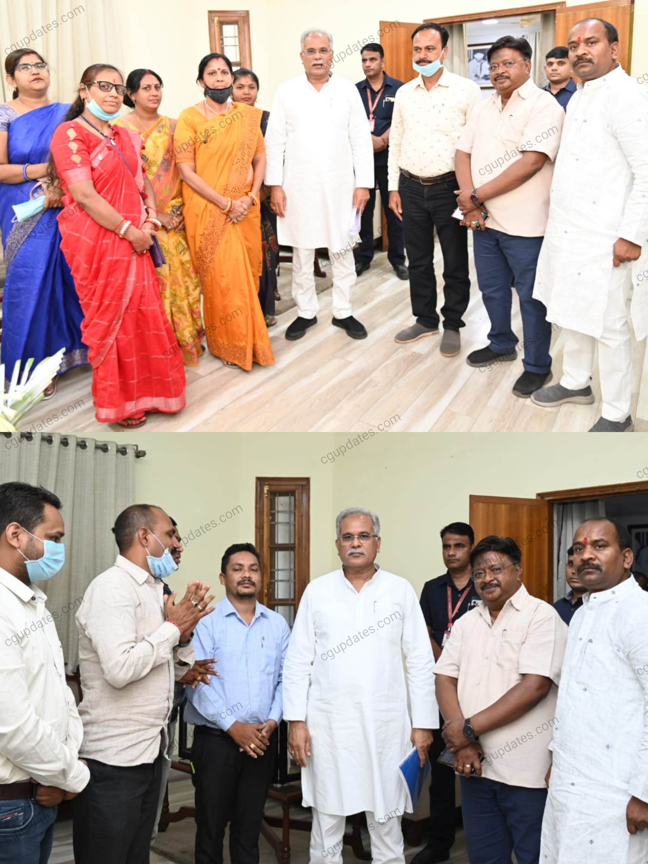 सीएम भुपेश बघेल ने मितानिनों और मनरेगा कर्मचारियों की मांगों के संबंध में मुख्य सचिव की अध्यक्षता में कमेटी बनाने का दिया निर्देश..