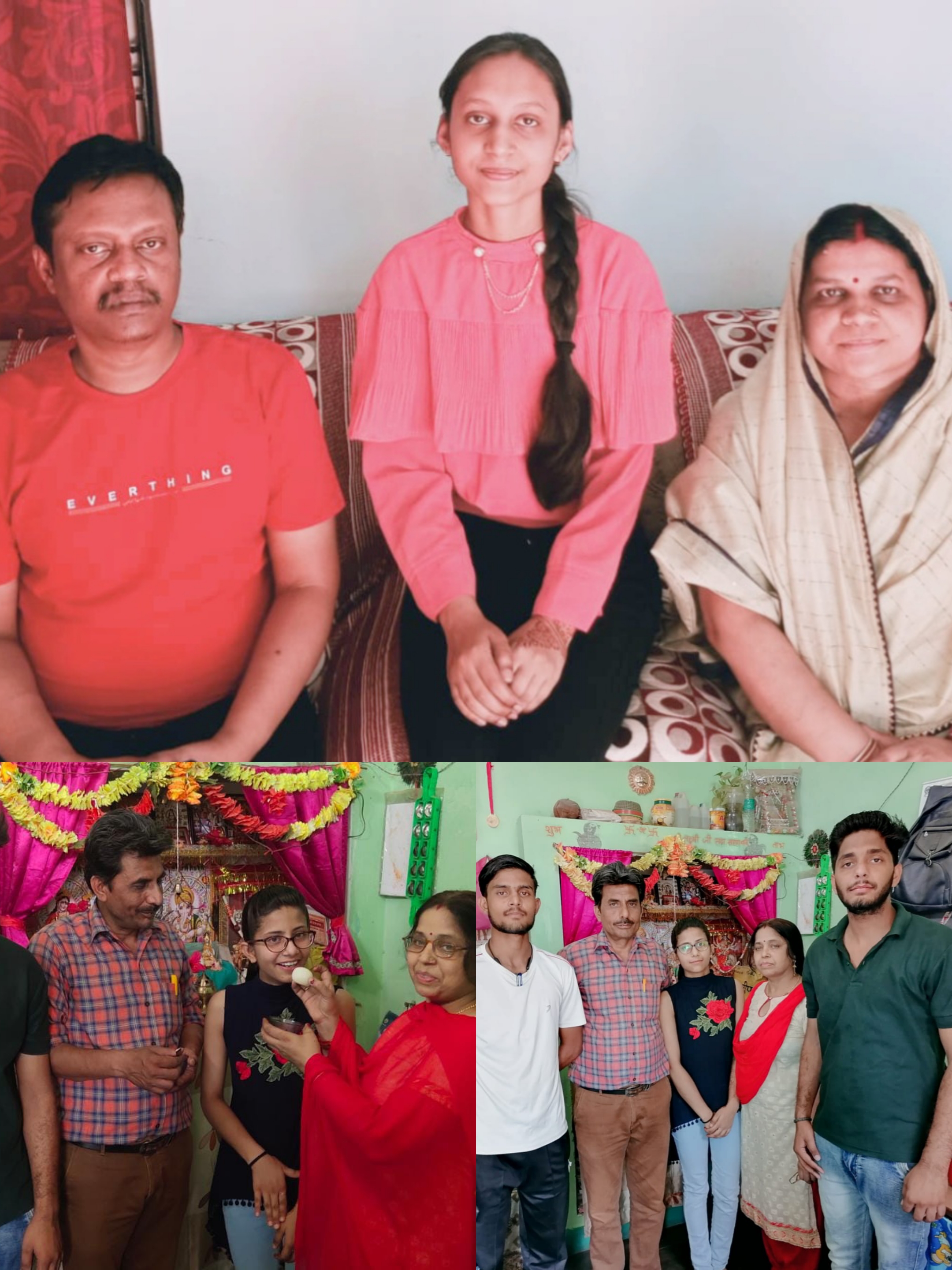 जिले में बेटियों ने मारी बाजी, दिशा और अंजली बने टॉपर, सामान्य परिवार की बेटियों ने बढ़ाया मान