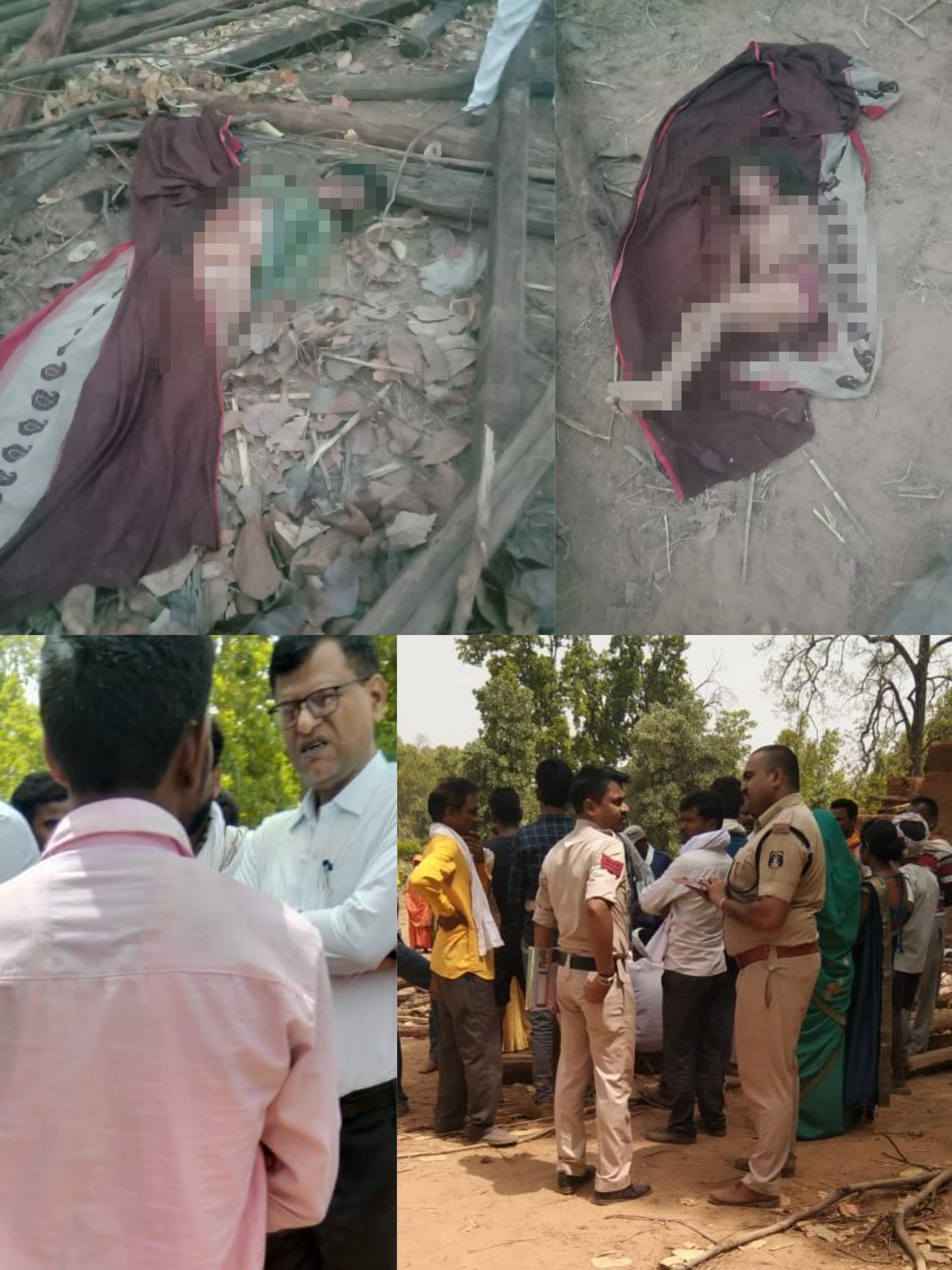 हाथियों के दल ने 2 को कुचला, मृतक की पत्नी ने भागकर बचाई जान, बीती रात 2 बजे की घटना.. घटना घटने के बाद गाँव का माहौल गरमाया.. आक्रोशित ग्रामीण वन आमले की टीम पर पथराव करने की कोशिश..