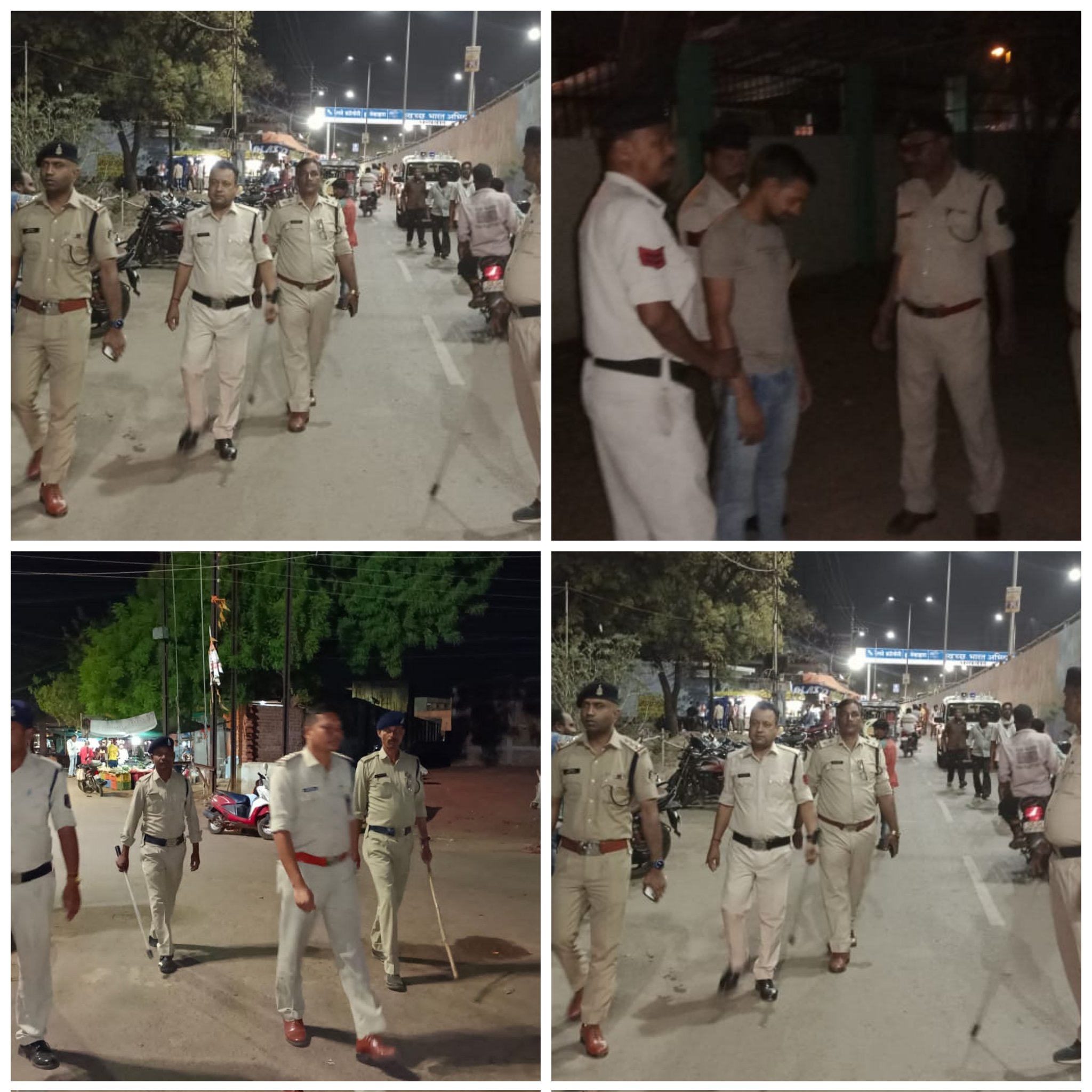 रायपुर लगातार हो रहे हत्या लूट की घटना पर एसपी उतरे सड़क पर चलाया चेकिंग अभियान अलग अलग प्रकरण में 100 से भी ज्यादा लोगो को भेजा जेल