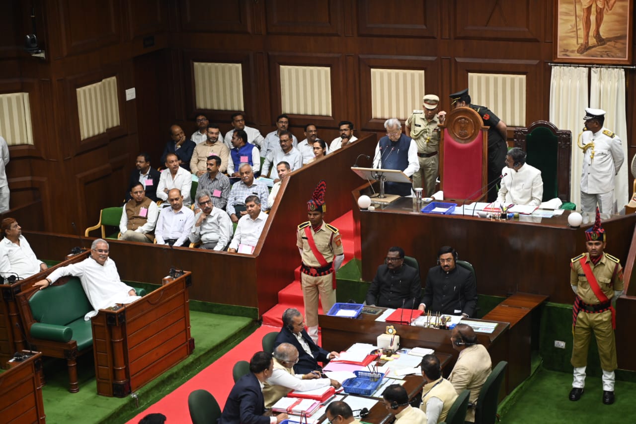 छत्तीसगढ़ बजट सत्र हुआ शुरू, राज्यपाल बिस्वा भूषण ने 20 मिनट तक की स्पीच कार्यवाही कल तक के लिए स्थगित 
