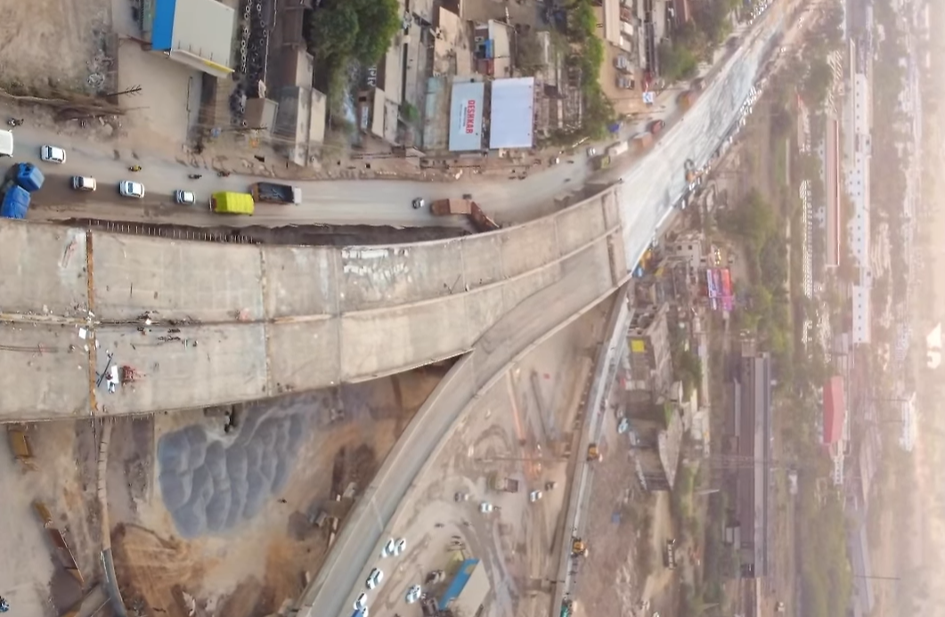 टाटीबंध फ्लाईओवर अंतिम चरण पर, 22 जून तक बनकर होगा तैयार अगले माह से दौड़ेंगे वाहन..