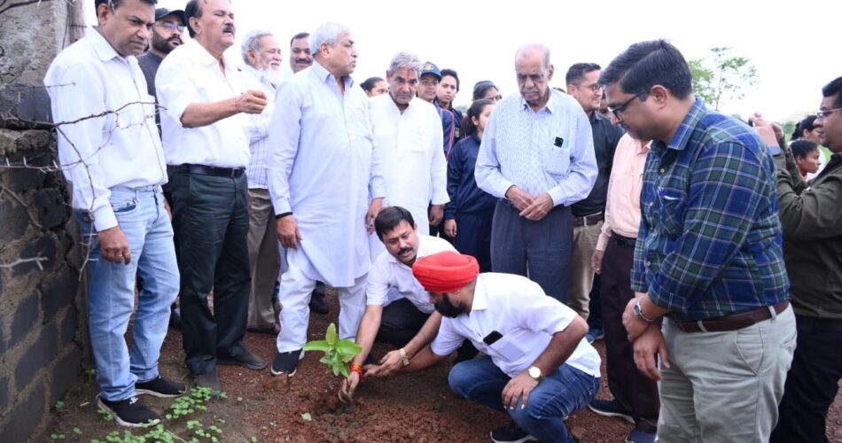 महंत लक्ष्मीनारायण दास महाविद्यालय के नए परिसर में वृक्षारोपण महोत्सव संपन्न