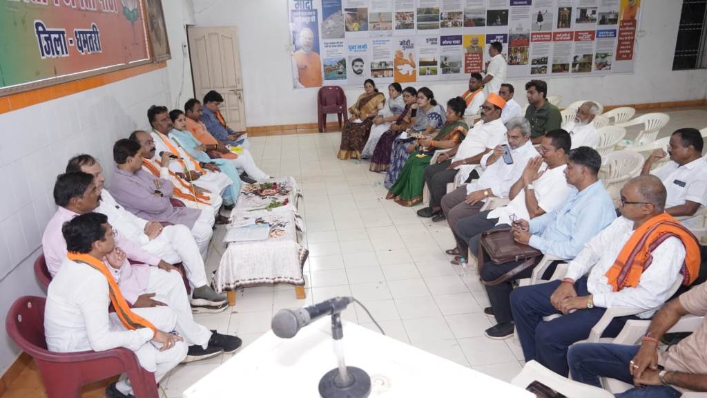 पूर्व पदाधिकारियों की सलाह व मार्गदर्शन से चुनाव को लेकर बन रही रणनीति : साव