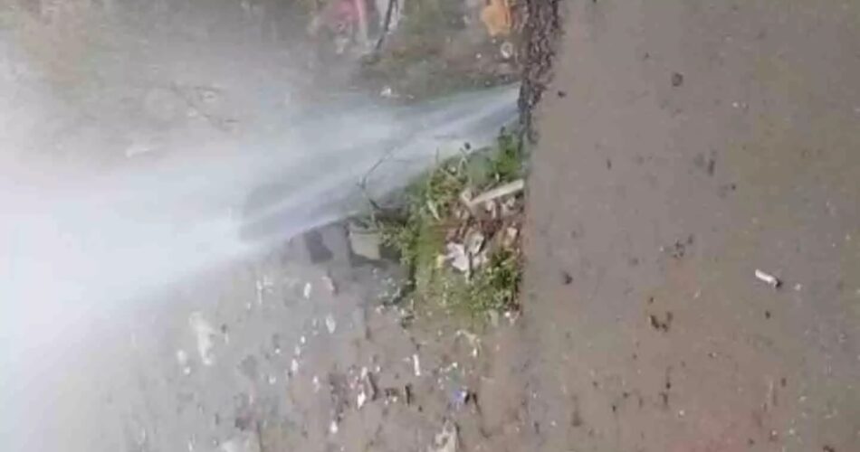 राजधानी के इस इलाके का पाइपलाइन फटा, कल इन वार्डों में नहीं आएगा पानी