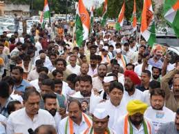 प्रदेश के सभी जिलों में निकली भारत जोड़ो यात्रा, राजधानी मे भी प्रदेश अध्यक्ष दीपक बैज के नेतृत्व में निकले कांग्रेसी