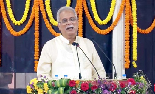 मुख्यमंत्री भूपेश बघेल ने 700 बिस्तरीय नवीन चिकित्सालय भवन का किया भूमिपूजन
