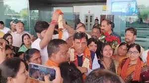 भाजपा की परिवर्तन यात्रा में शामिल होने दो केंद्रीय मंत्री रायपुर पहुंचे