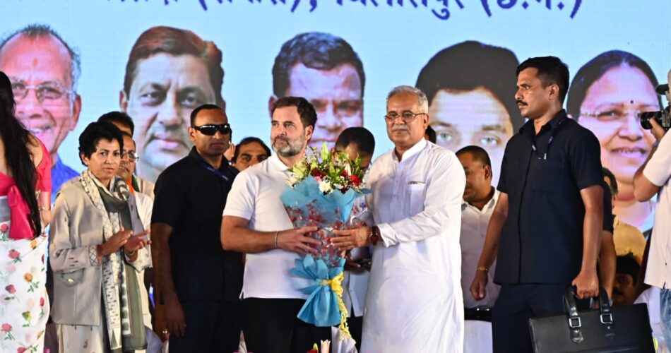 राहुल गांधी ने 669.69 करोड़ के 414 विकास कार्यों का किया लोकार्पण-भूमिपूजन, विभिन्न जनकल्याण योजनाओं की दी सौगात 