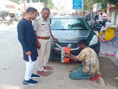 Breaking : चुनाव से पहले एक्शन मोड सीजी पुलिस, पदनाम और राजनीतिक चिन्ह वाले वाहनों पर कार्रवाई