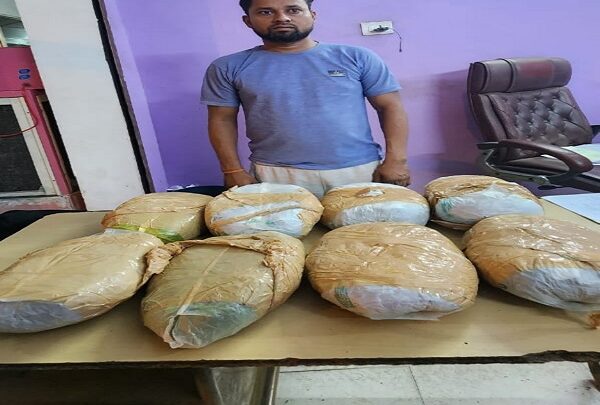 रायपुर में नशे के सौदागर पर पुलिस का शिकंजा, गांजा के साथ आरोपी गिरफ्तार