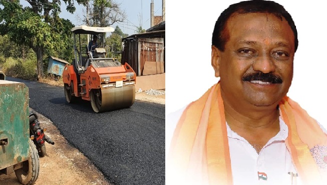 कांग्रेस नेता ने दी चेतावनी : 24 घंटे में डामरीकरण प्रारंभ नहीं हुआ तो करेंगे आमरण अनशन