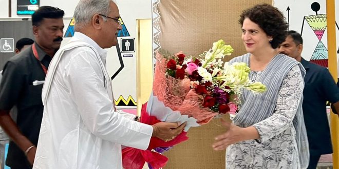 CG Politics: 30 को प्रियंका गांधी की मौजूदगी में नामांकन दाखिल करेंगे सीएम भूपेश बघेल, शक्ति प्रदर्शन की जोरदार तैयारी