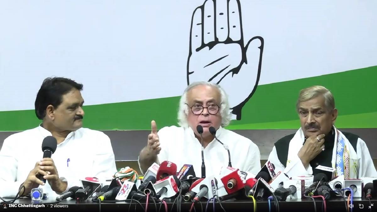 छत्तीसगढ़ में भाजपा मुद्दाहीन: जयराम रमेश