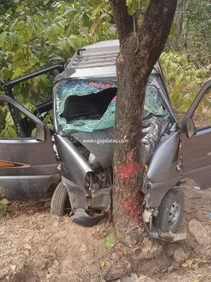 छत्तीसगढ़ में पिकनिक बना कर लौट रहा परिवार पेड़ से टकराई कार 4 की मौत