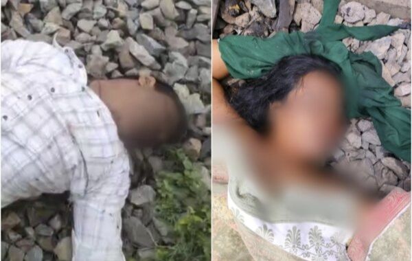 पटरी किनारे मिली महिला की निवस्त्र लाश, दुष्कर्म के बाद हत्या की आशंका, एक युवक का भी शव बरामद   