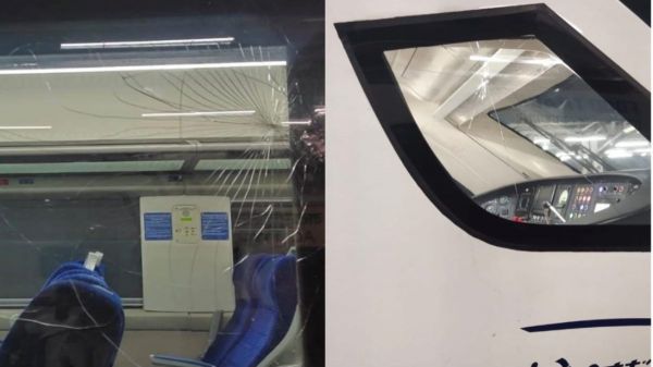  नहीं थम रही पत्थरबाजी...वंदे भारत एक्सप्रेस में पत्थरबाजों ने फिर से फेंका पत्थर...टूटा खिड़की का कांच