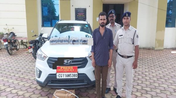 लग्जरी कार में लिखा था PRESS, गांजे और कफ सिरप की हो रही थी तस्करी, जब पुलिस ने पकड़ा तो&hellip;