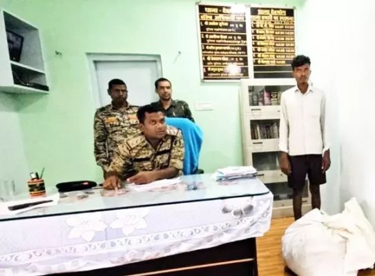 58 किलो गांजा के साथ एक आरोपी गिरफ्तार