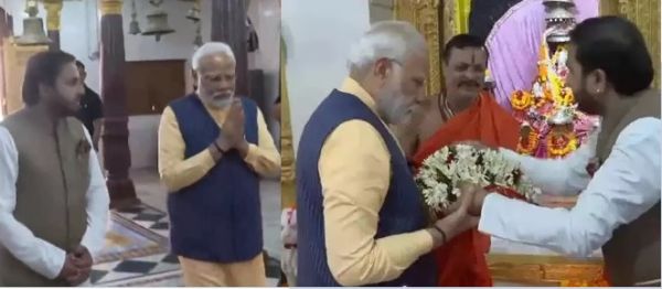 जगदलपुर पहुंचे पीएम मोदी ने माँ दंतेश्वरी की पूजा अर्चना की, आज बस्तरवासियों को देंगे विकास कार्यों की सौगात 