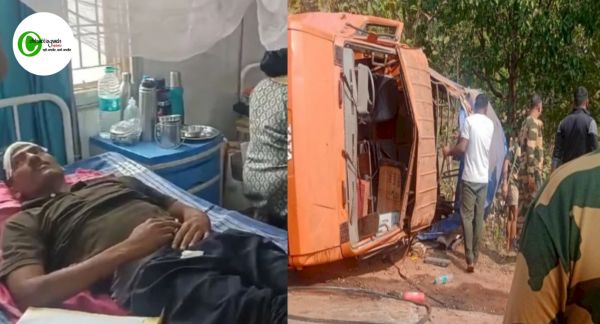 ब्रेकिंग छत्तीसगढ़ के नारायणपुर में BSF जवानों की गाड़ी पलटी, 17 जवान घायल, पांच की हालत नाजुक