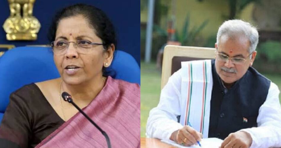 सीएम भूपेश बघेल ने केंद्रीय वित्त मंत्री निर्मला सीतारमण को लिखा पत्र, GST को लेकर कही ये बात