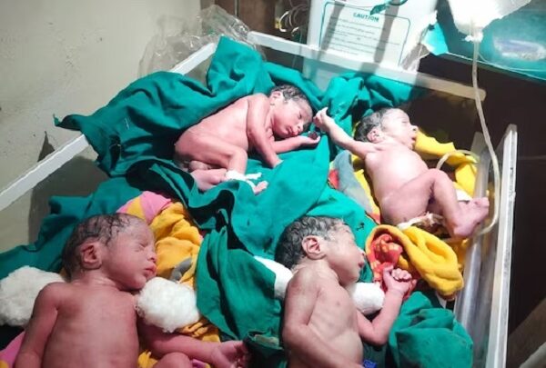 OMG! शादी के चार साल तक नहीं हुए बच्चे, अब महिला को एक साथ दिया 4 बच्चों को जन्म