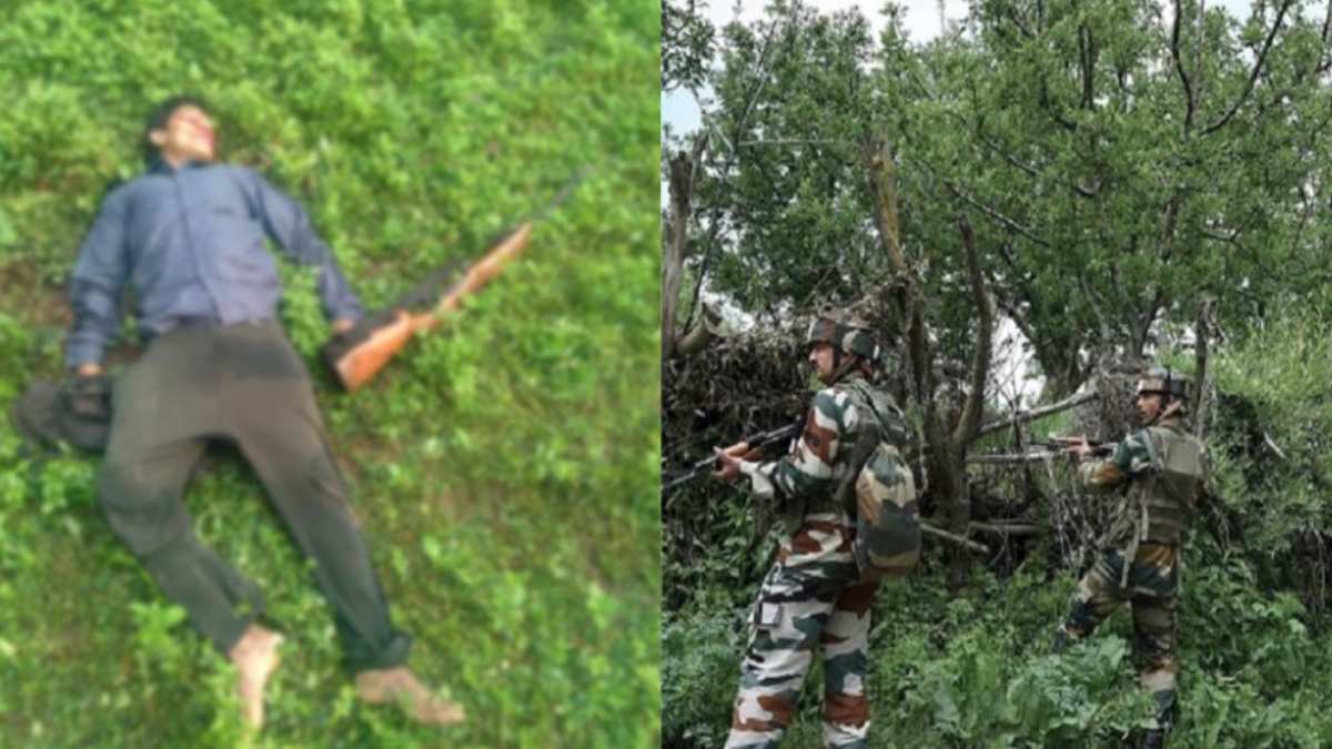 हॉक फोर्स की टीम को मिली सफलता: 14 लाख का इनामी नक्सली ढेर, कई घायल नक्सली फरार, सर्चिंग अभियान जारी