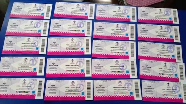 भारत-न्यूजीलैंड मैच के टिकट की हो रही कालाबाजारी...शख्स गिरफ्तार