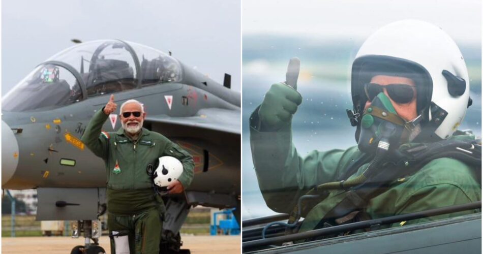 पीएम मोदी बने पायलट, फाइटर जेट तेजस में भरी उड़ान, कहा- हम आत्मनिर्भरता के क्षेत्र में विश्व में किसी से कम नहीं हैं