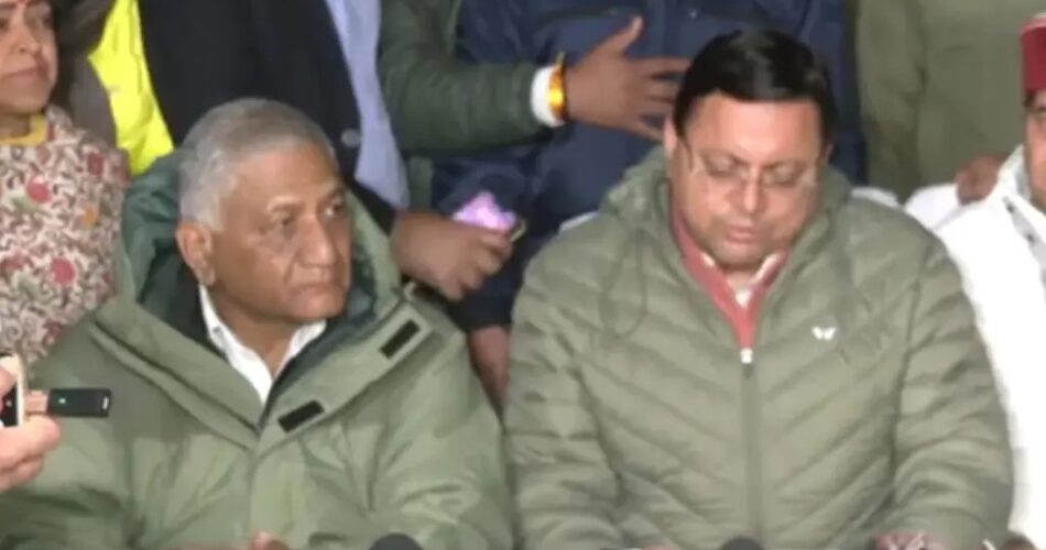 सुरंग में फंसे श्रमिकों के लिए आर्थिक सहायता का एलान, CM ने की एक-एक लाख देने की घोषणा 