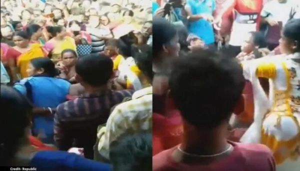 भीड़ ने 2 महिलाओं को पीट-पीटकर किया निर्वस्त्र, कपड़े फाड़ चप्पलें भी बरसाईं..बर्बरता से इंसानियत शर्मशार