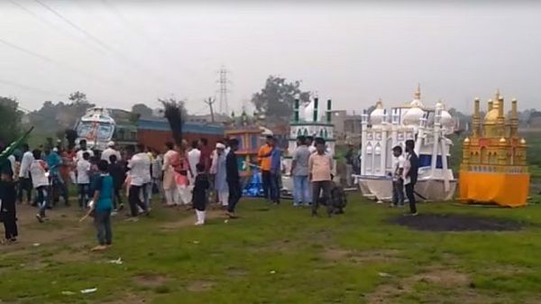 मोहर्रम का जुलूस में हादसा : हाईटेंशन तार की चपेट में आने से ताजिया में ब्लास्ट, 4 लोगों की मौत