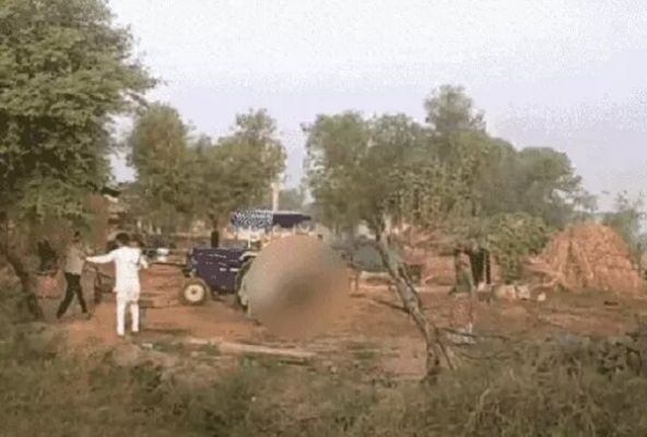 जमीन विवाद में युवक को ट्रैक्टर से कुचला, मौत होने तक टायर चढ़ाता रहा ड्राइवर