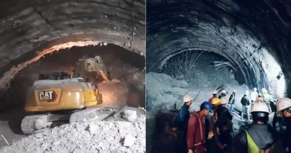 :उत्तरकाशी टनल हादसा: सुरंग में फंसे सभी 40 मजदूर सुरक्षित, पाइप से पहुंचाई जा रही ऑक्सीजन और पानी